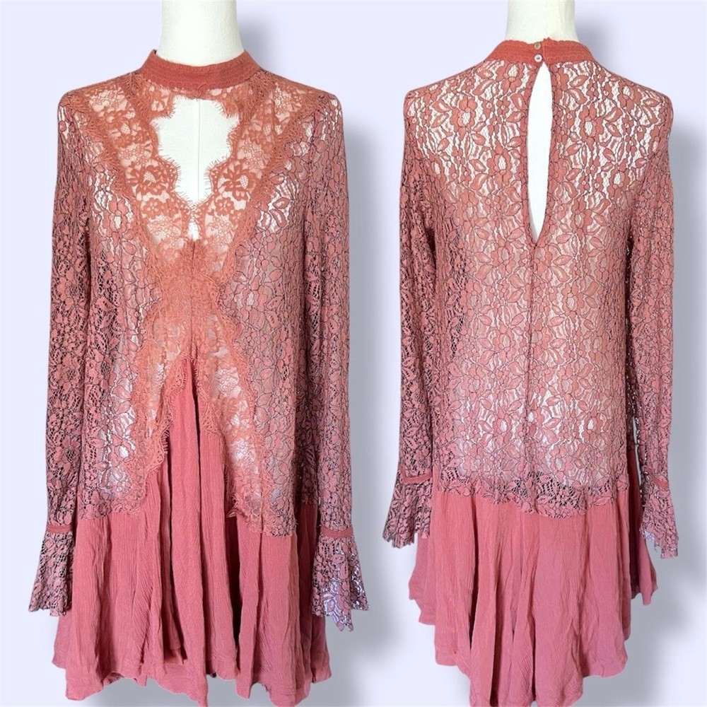 Free People Free People Tell Tale Lace Tunic